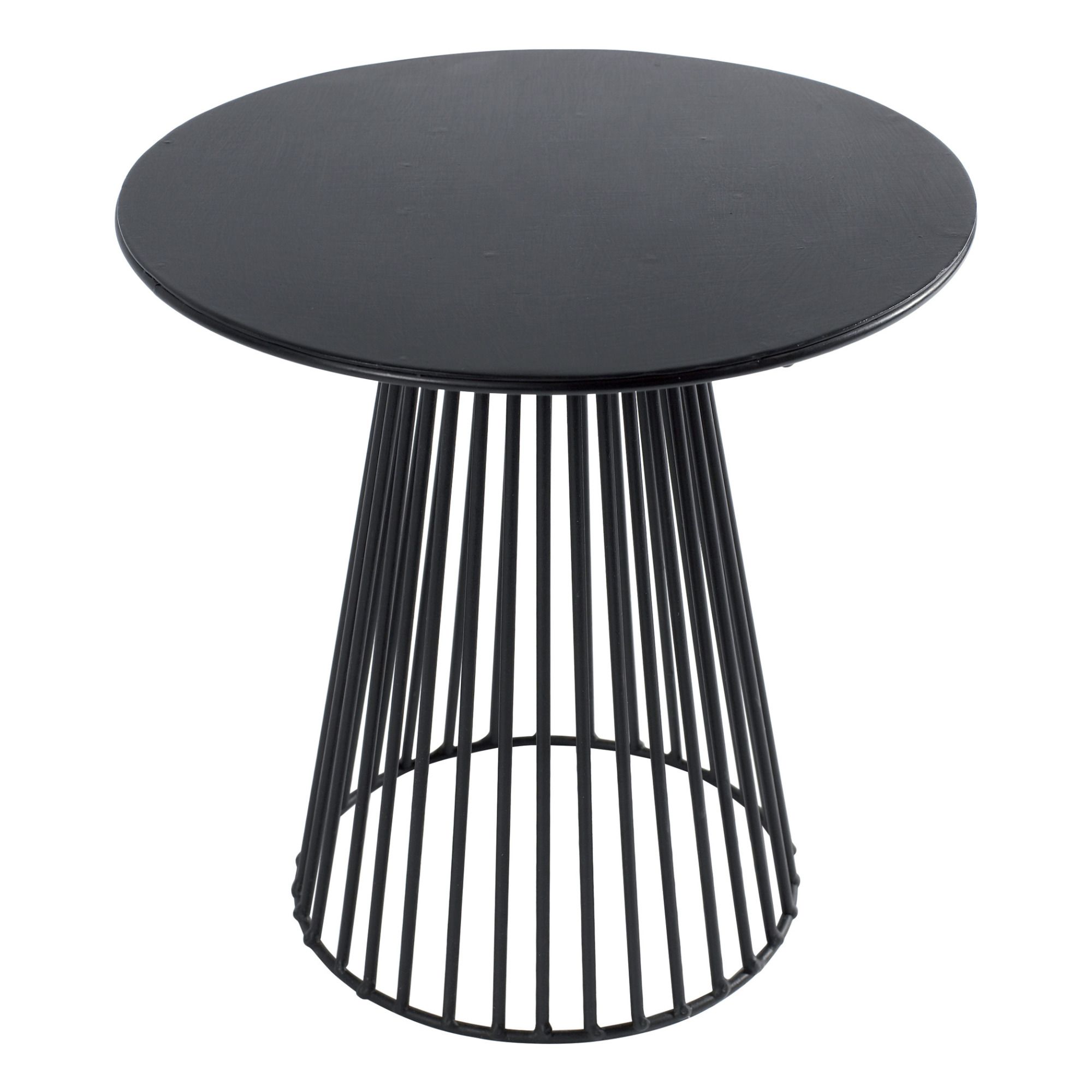 Table de bistrot ronde Noir Serax Design Adulte
