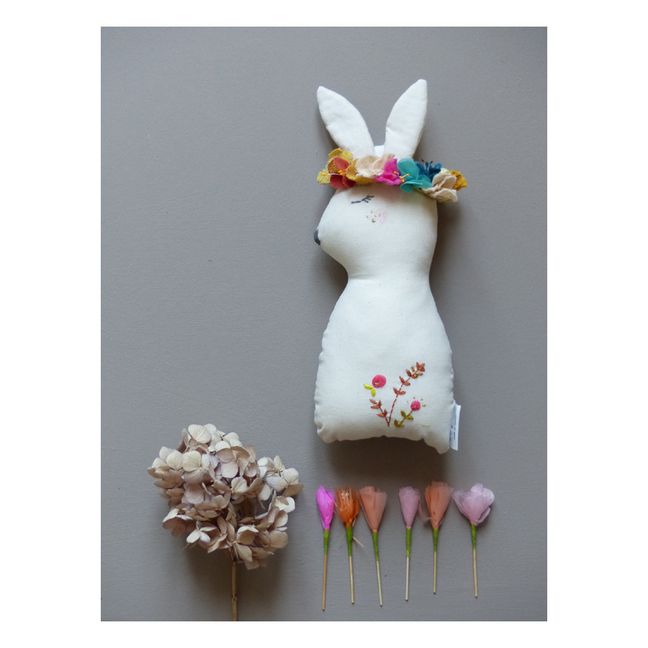 Chataigne Decorative Hanging Rabbit Ecru