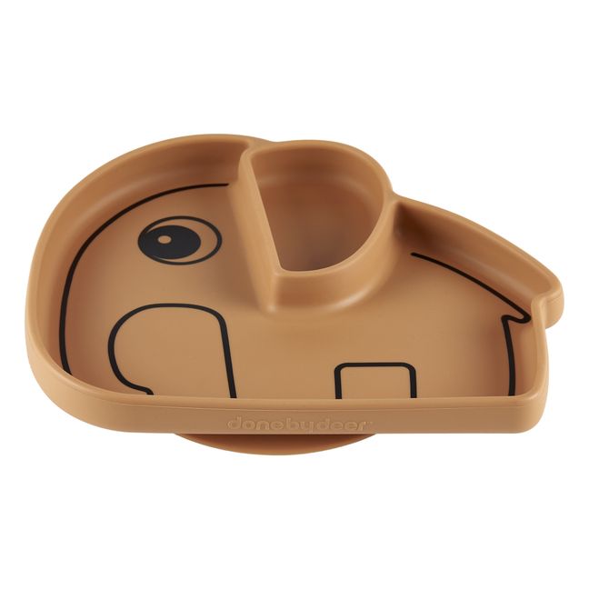 Plato de silicona Elphee | Amarillo Mostaza