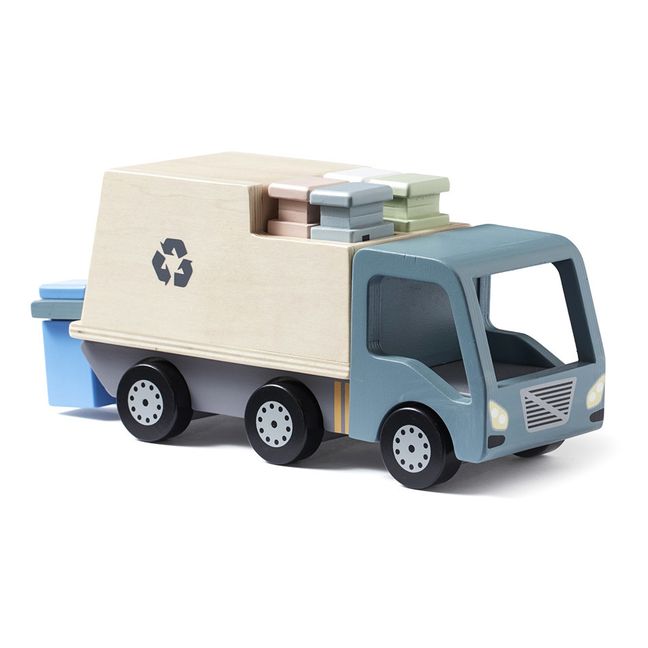 Müllfahrzeug aus Holz 