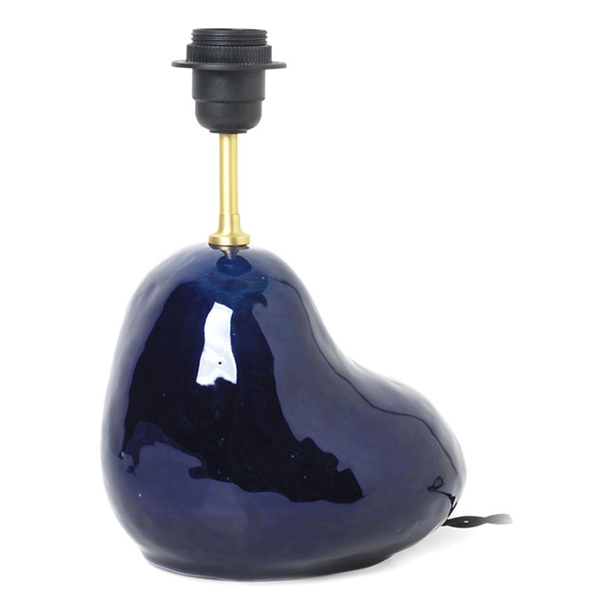 Ferm Living - Pied de lampe Hebe - Bleu nuit
