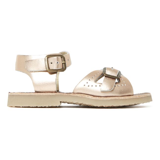 Sandali in cuoio Pearl  | Oro rosa