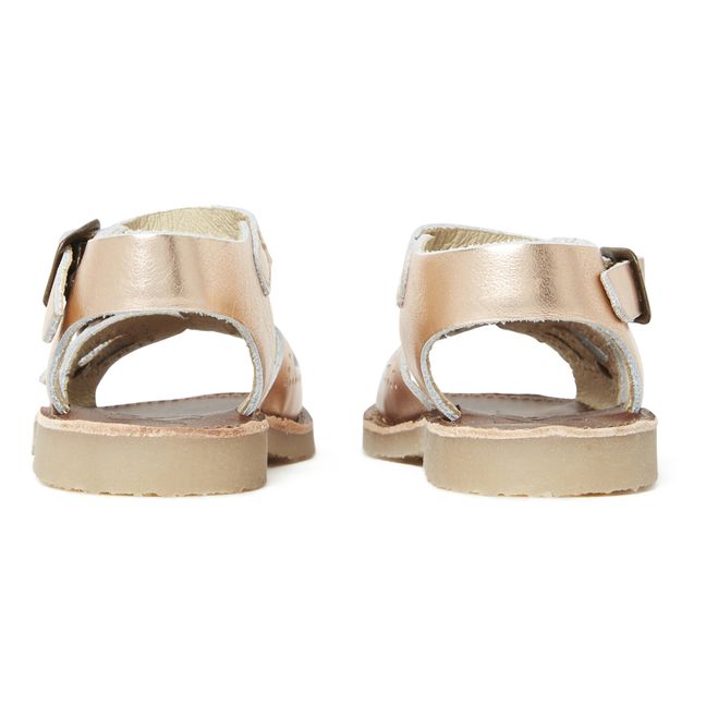 Sandali in cuoio Pearl  | Oro rosa