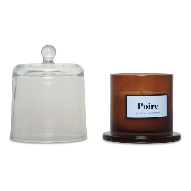 Sweet Pear Candle & Cloche Transparent