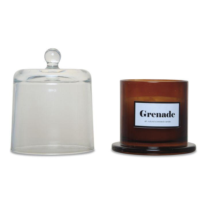 Pomegranate Candle & Cloche | Transparent- Product image n°1