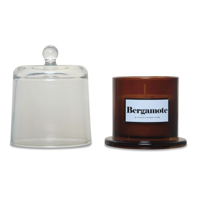 Sparkling Bergamont Candle & Cloche Transparent