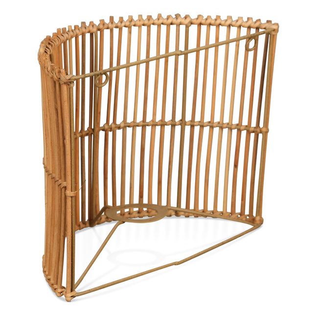 Rattan-Wandlampe