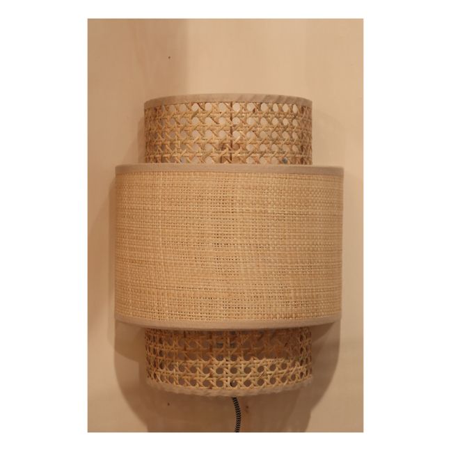 Rattan & Raffia Wall Light