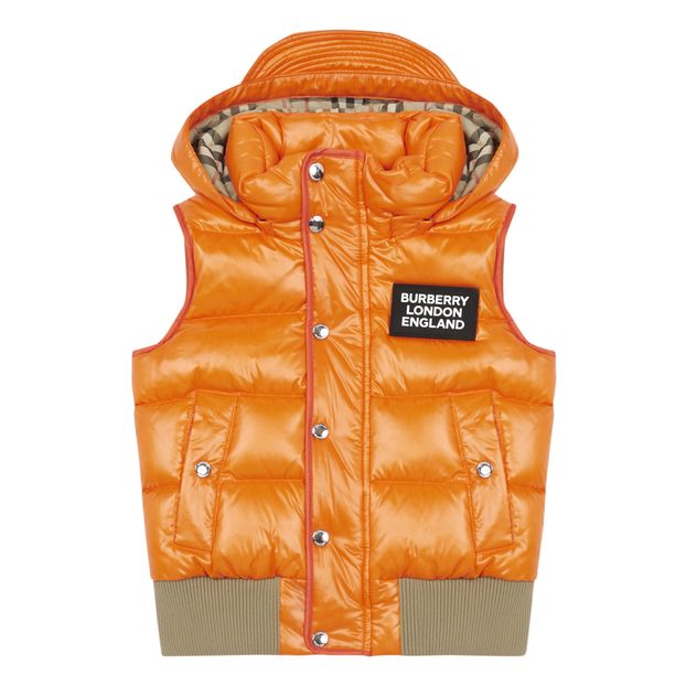 burberry vest orange