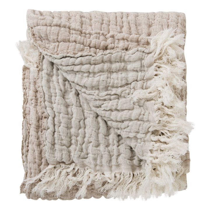 Mellow linen cotton throw | Blush- Product image n°2