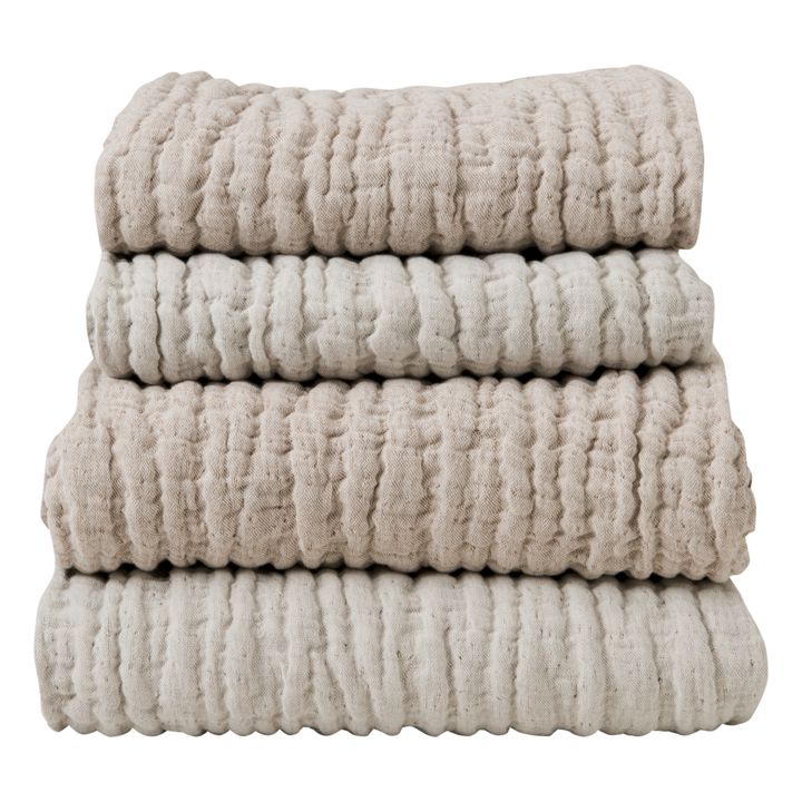 Mellow linen cotton throw | Blush- Product image n°5