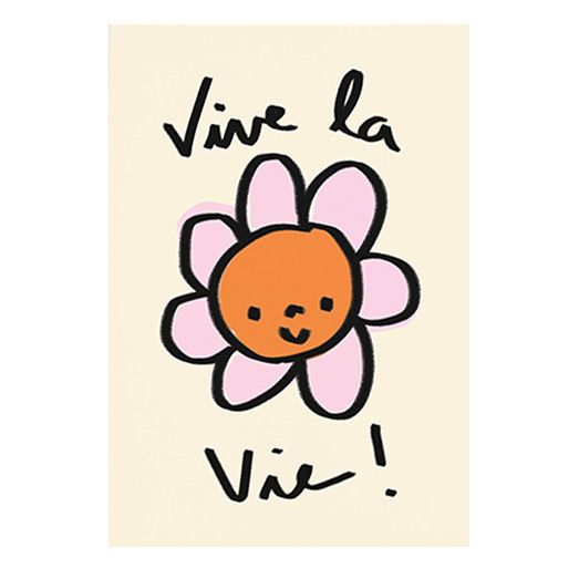 Poster Vive la vie (Mathilde Cabanas) - Image 1