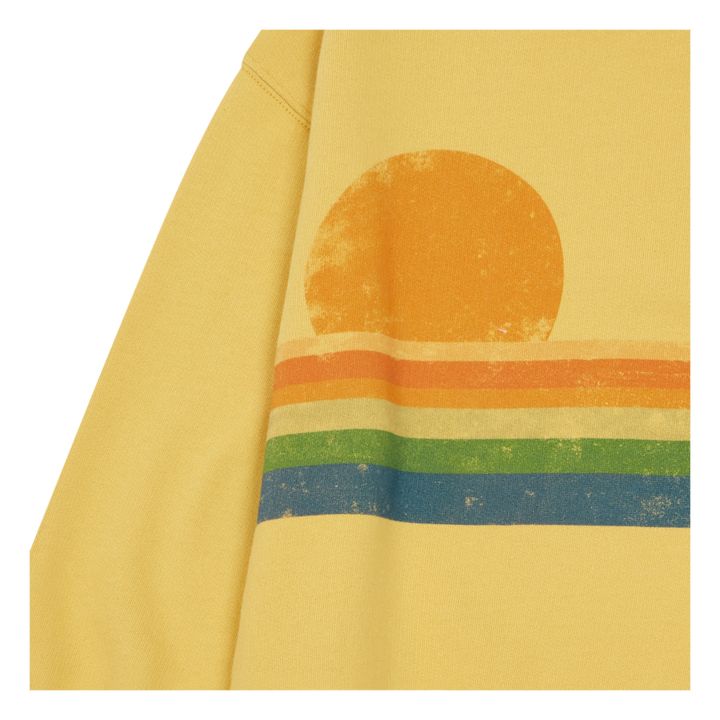 Sudadera Algodón Bio Sunset People Amarillo Girasol- Imagen del producto n°1