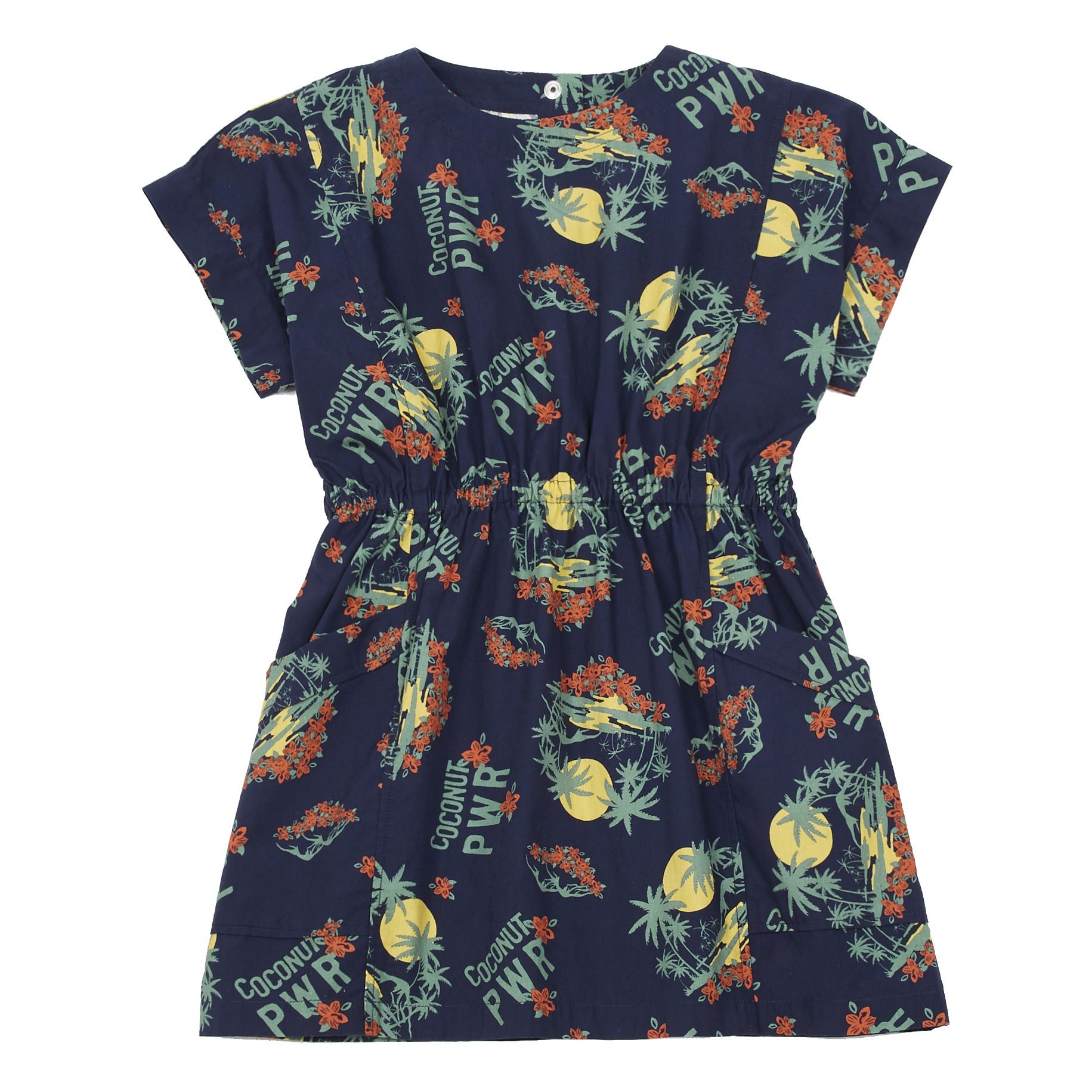 Hundred Pieces - Robe Courte Hawai - Fille - Bleu marine