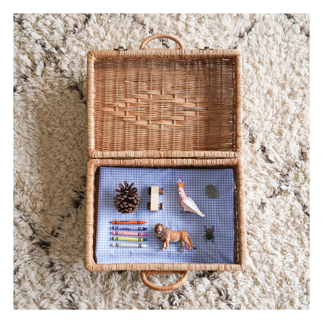 Koffer für Kinder aus Rattan Olli Ella Design Kind