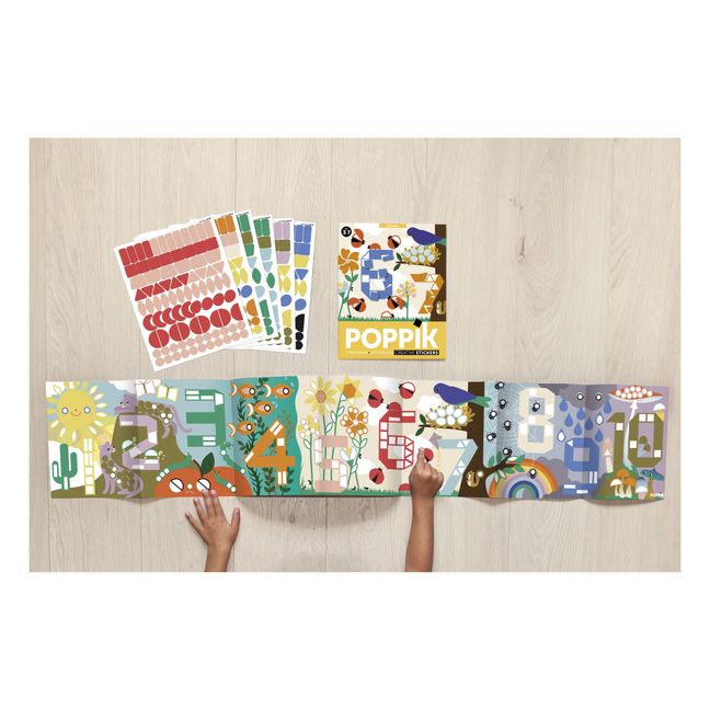 Poster Sticker Ziffern