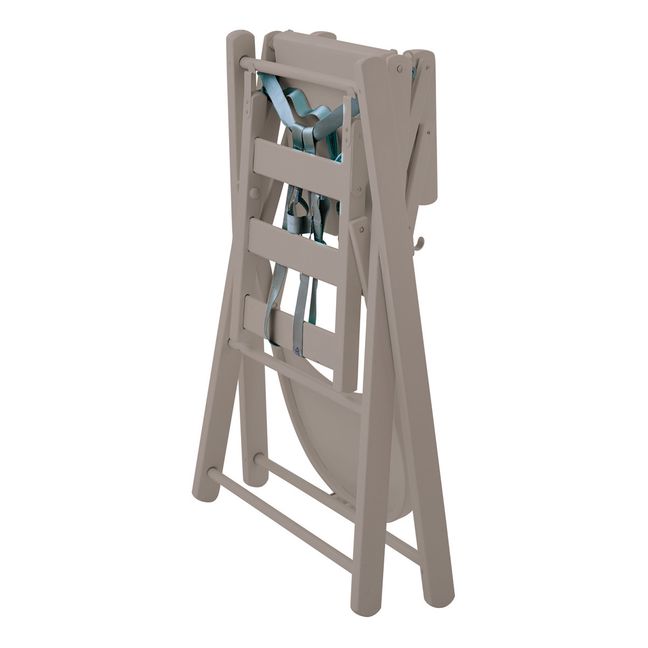 Sarah Extra-folding High Chair - Lacquered Grey