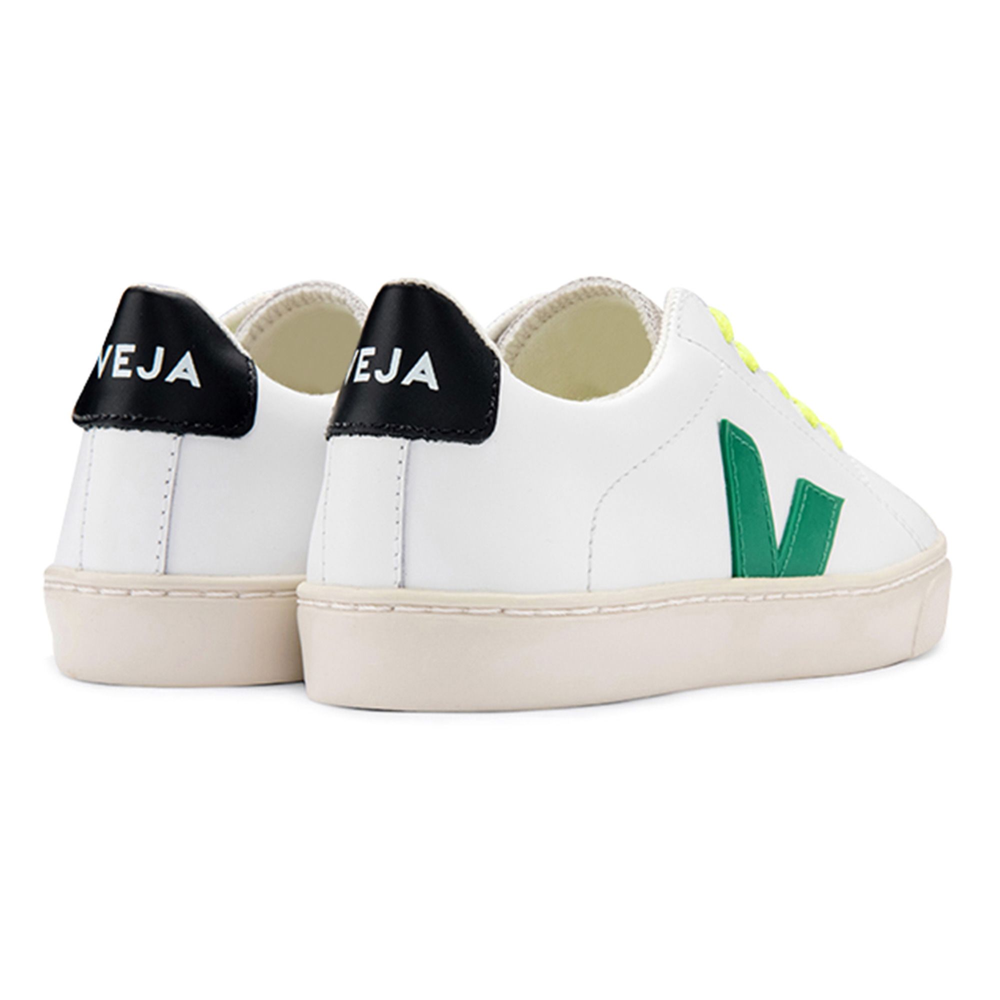Esplar Leather Trainers Green Veja Shoes Teen , Children