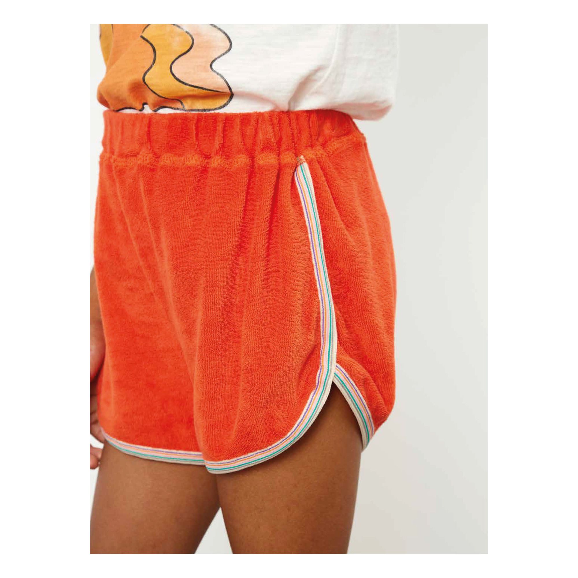 Terry Cloth Shorts Mandarin Hundred Pieces Fashion Teen   Terry Cloth Shorts 