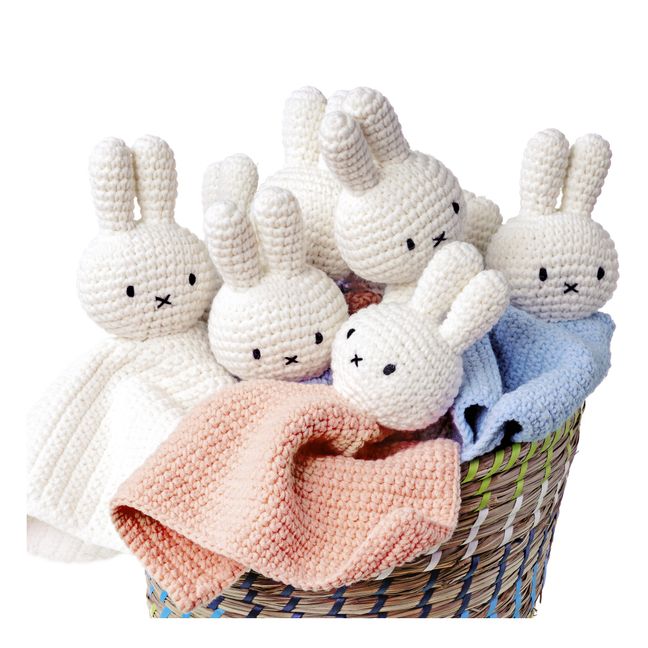 Just Dutch - Miffy Crochet Rattle - Aqua