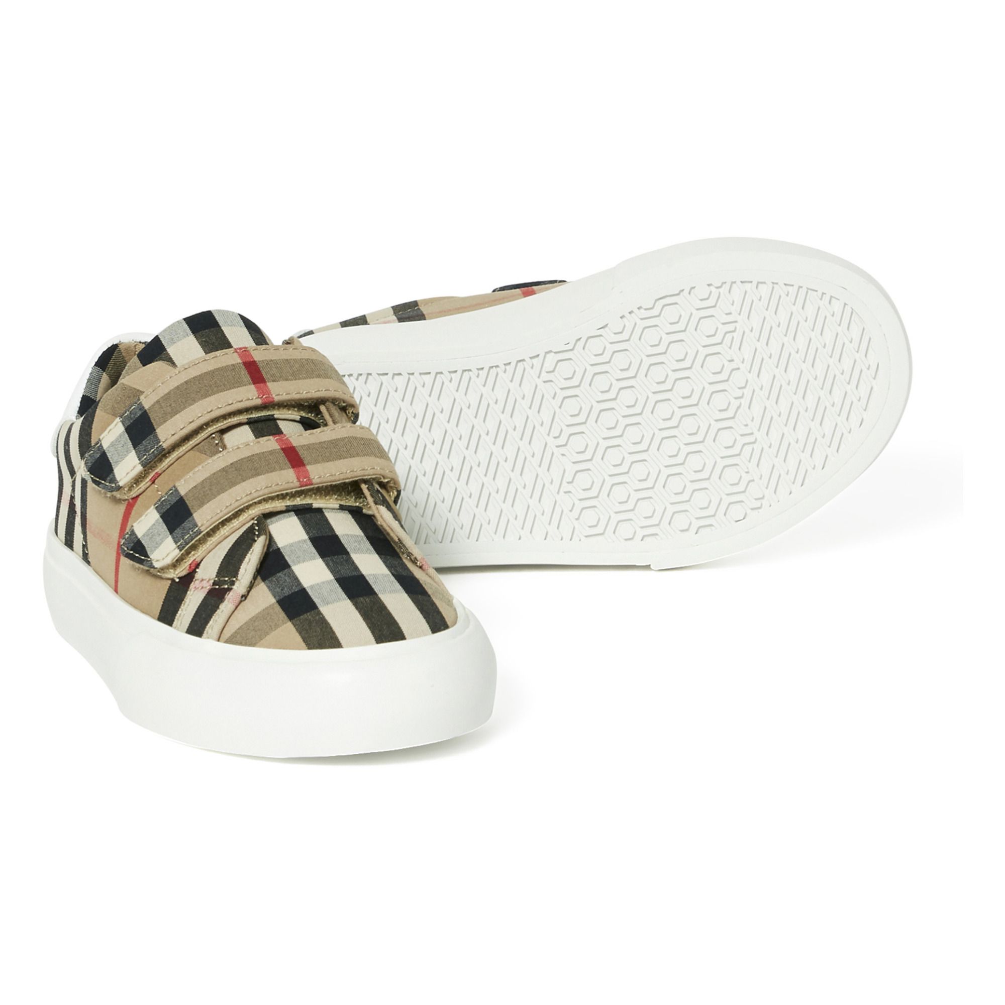 Burberry - Markham Velcro Sneakers - Beige | Smallable