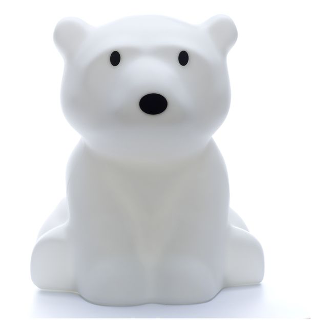 Lámpara de noche Nanuk oso polar | Blanco