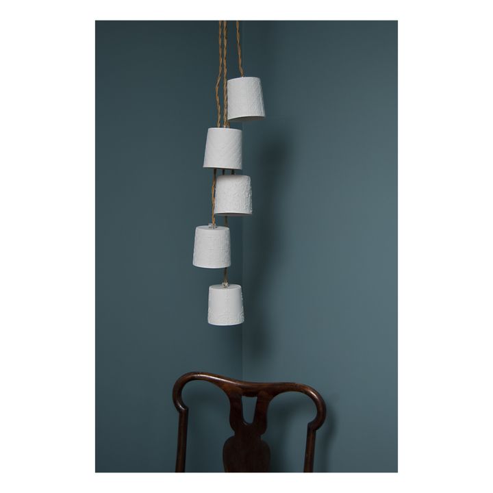Simple Matte Porcelain Portable Lamp | White- Product image n°2