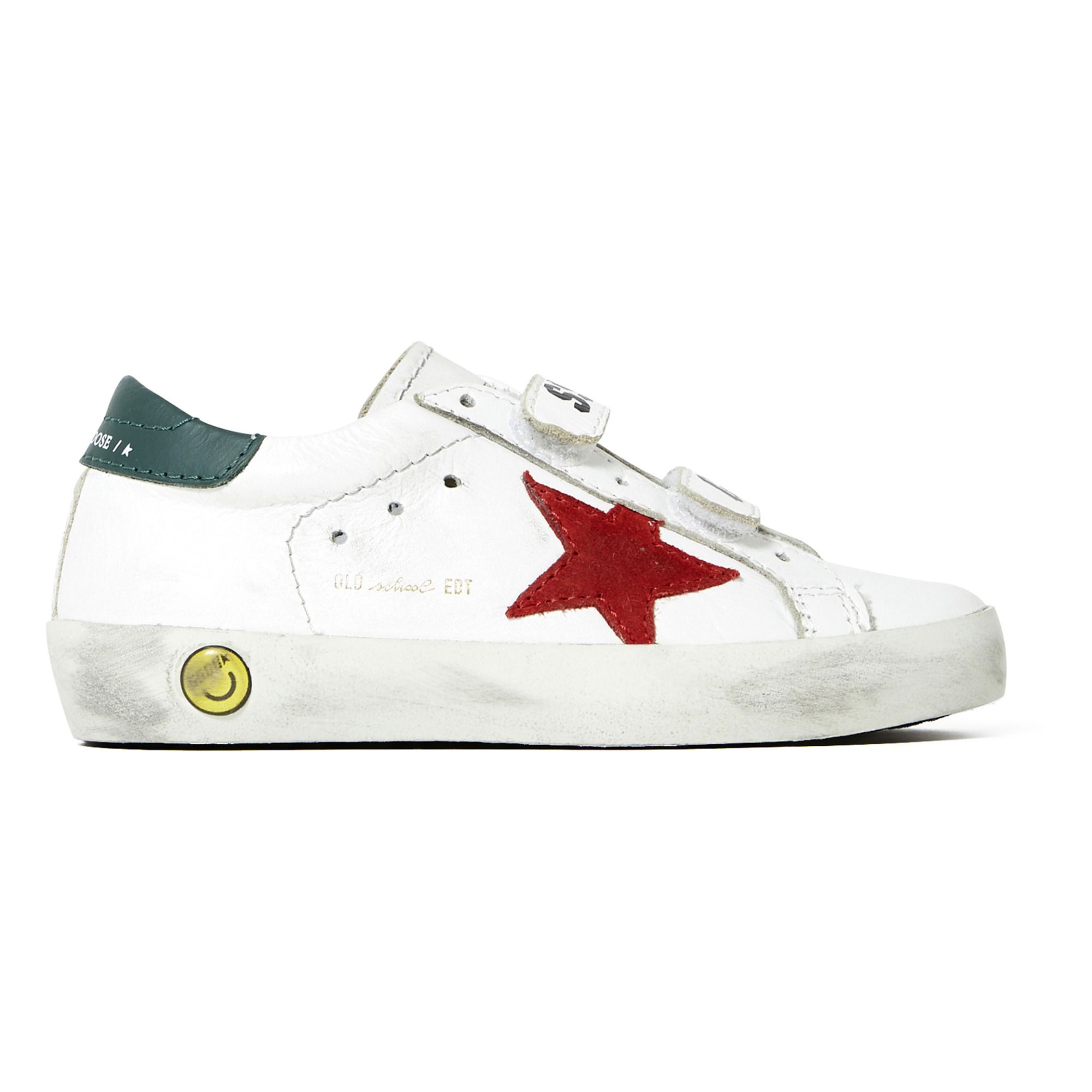 red golden goose shoes