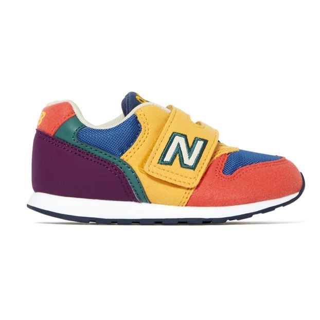 new balance blue grey & yellow 996 suede trainers