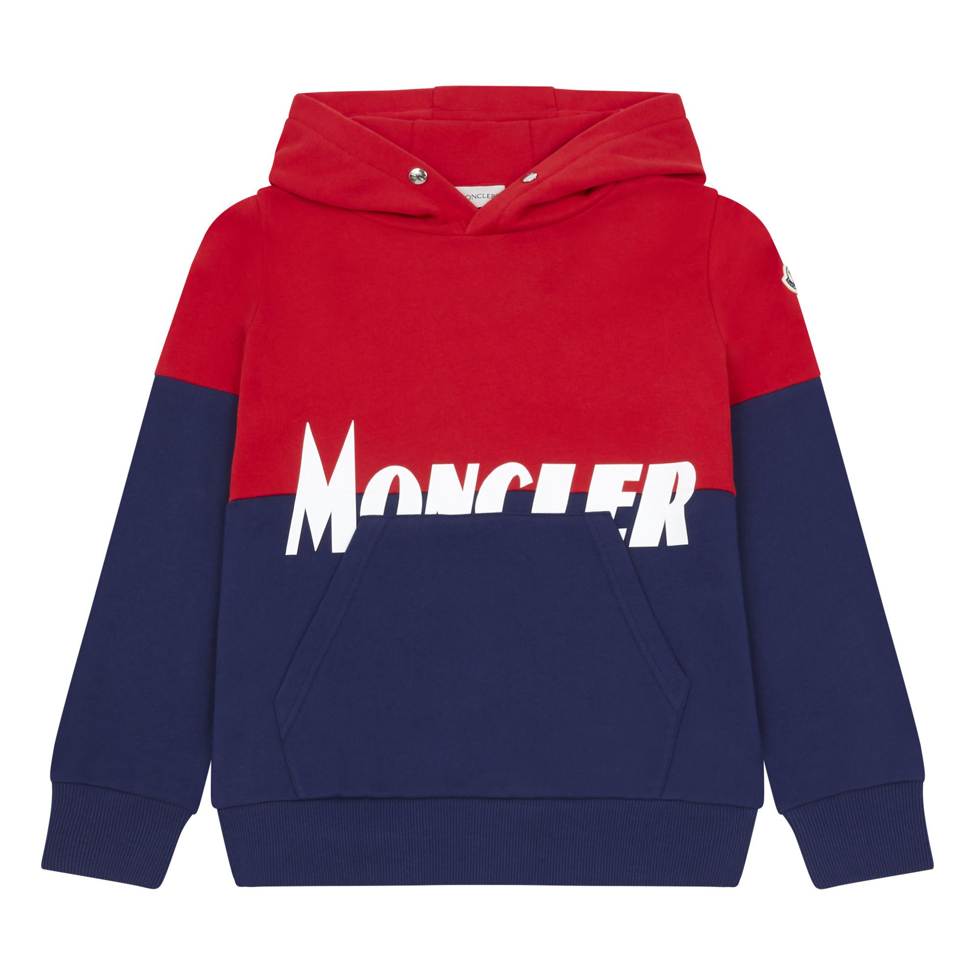 Moncler - Sweat Bicolore - Garçon - Rouge