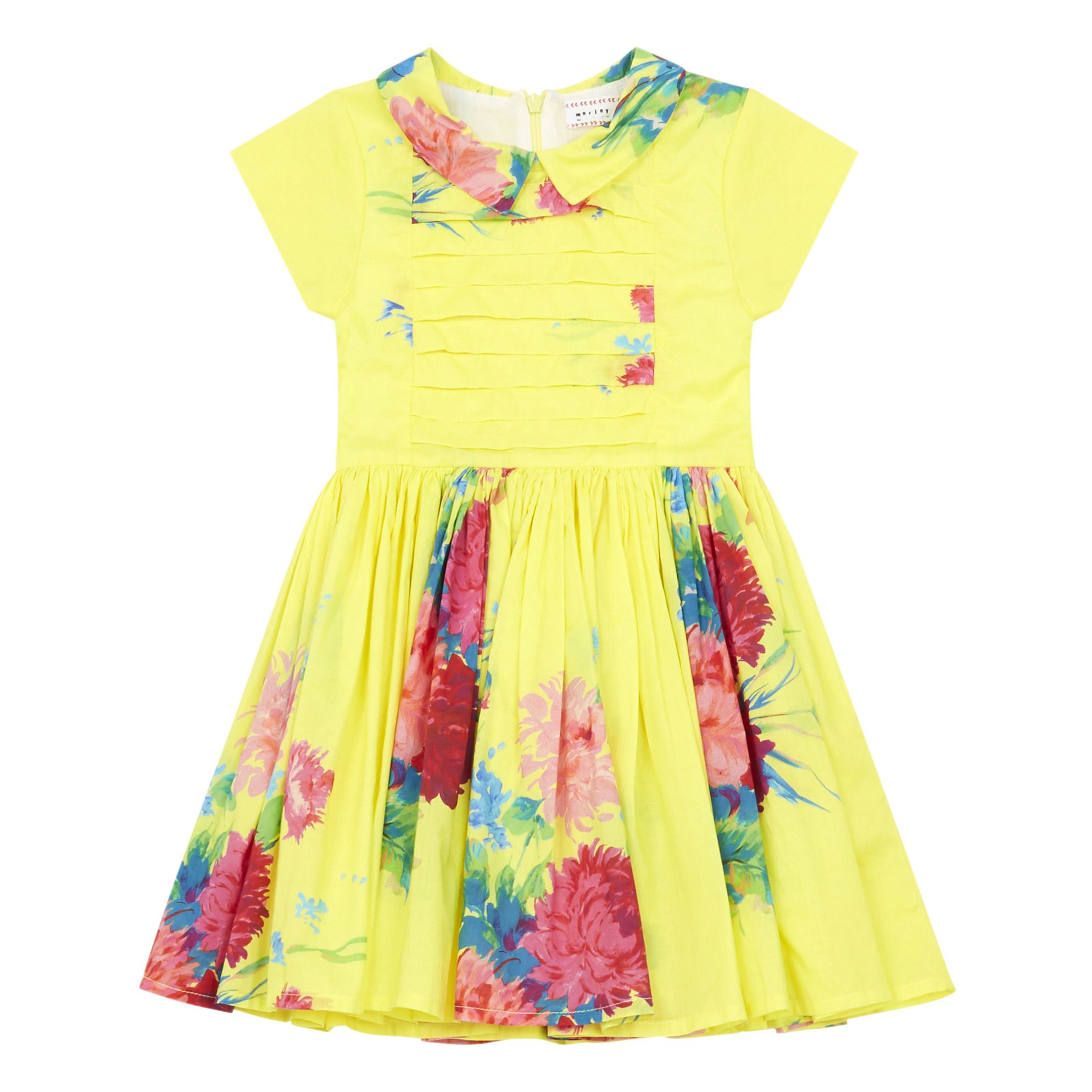 Morley - Robe Lemia - Fille - Jaune citron