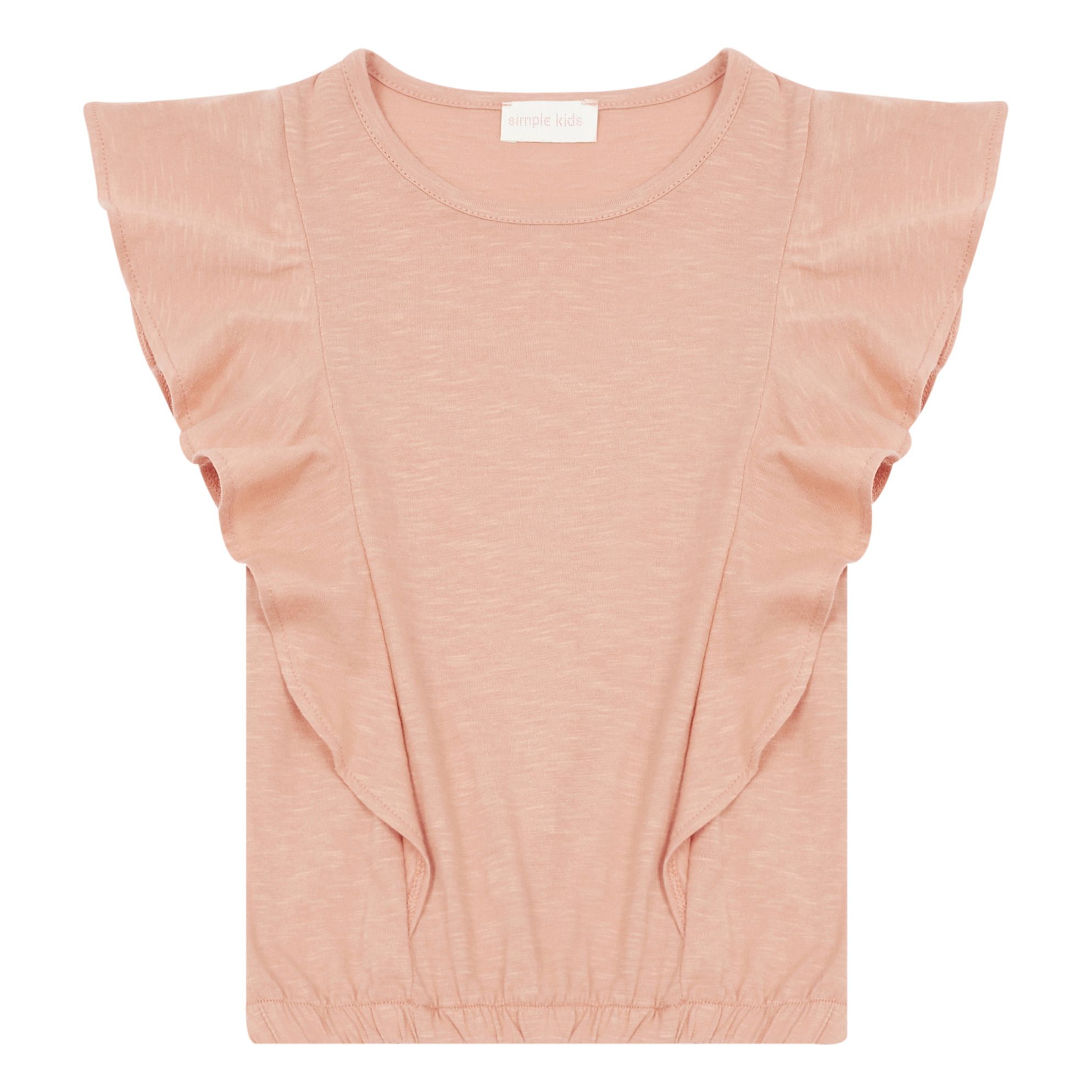 Simple Kids - T-shirt Quebec - Fille - Rose pêche