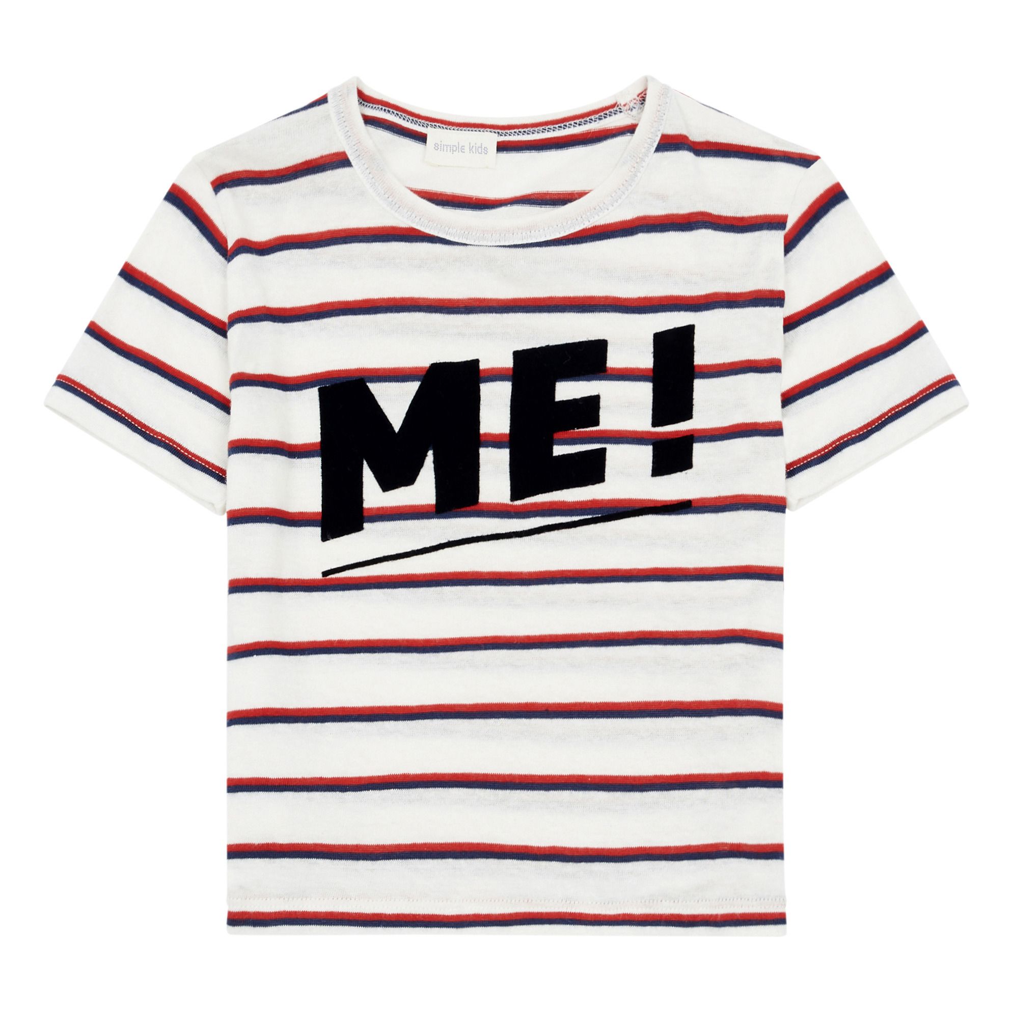 Simple Kids - T-shirt Me - Garçon - Rouge