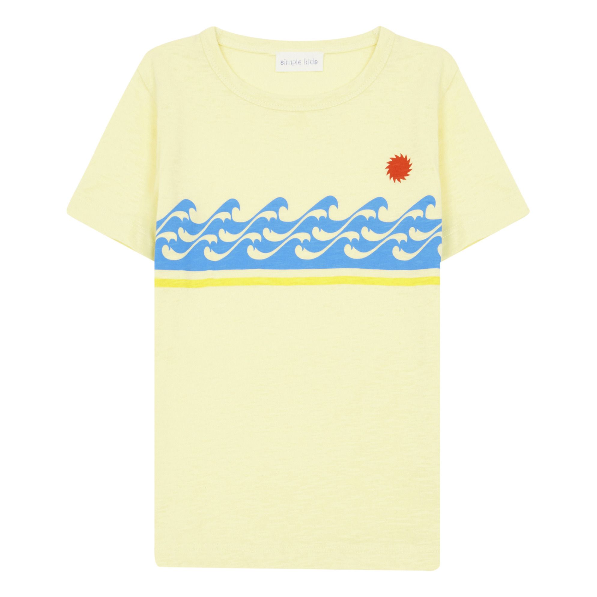 Simple Kids - T-shirt Sea - Fille - Jaune