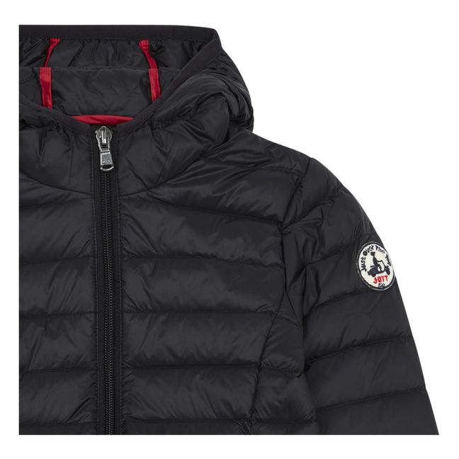 Daunenjacke mit Kapuze Hugo | Schwarz