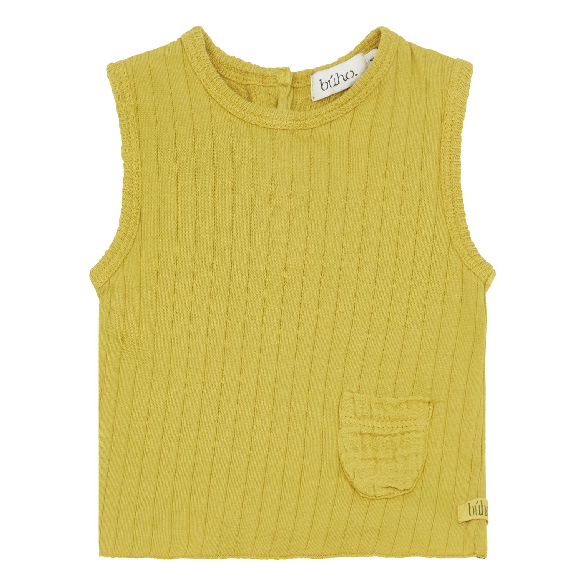 Buho - Débardeur Coton Bio Sidney - Fille - Ocre