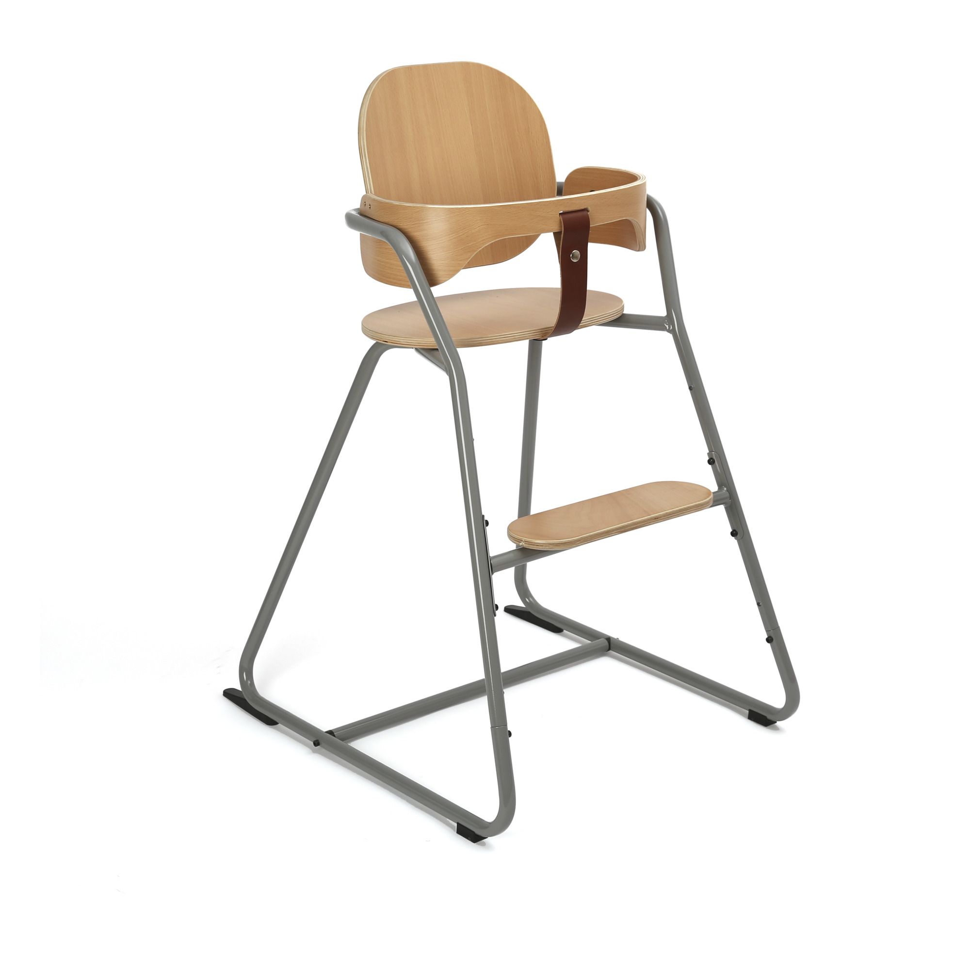 high chair leather
