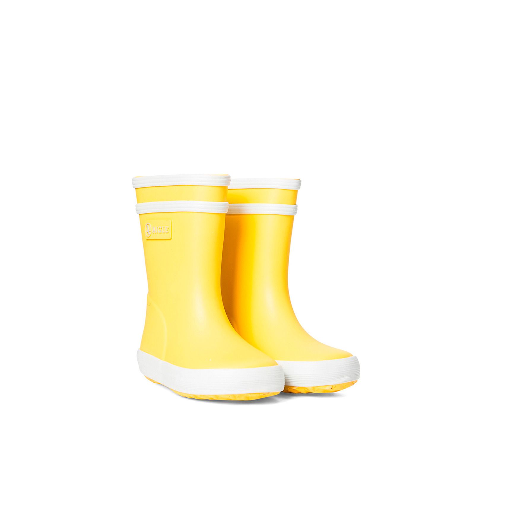 Flac Baby Rain Boots Yellow Aigle Shoes Baby