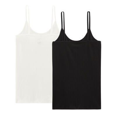 Pack de 2 Camisetas Tirantes -Colección Mujer | Blanco