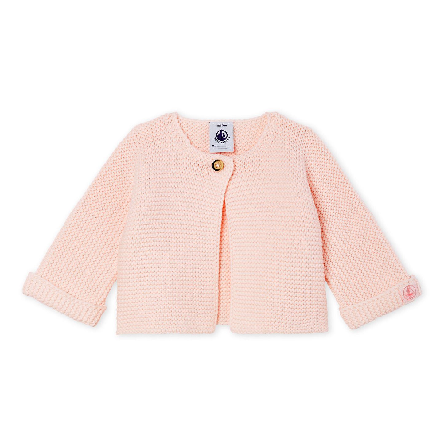 Cardigan Fabalero Tricot Coton Bio - Fille (Petit Bateau) - Image 1