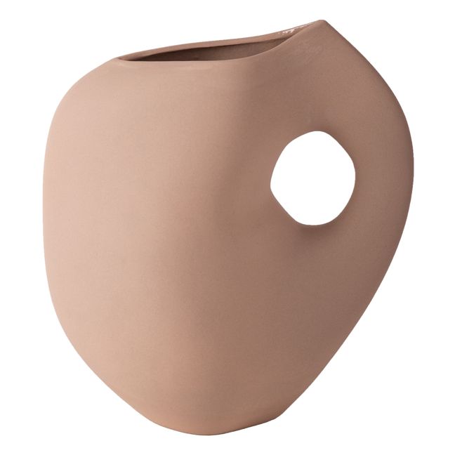 Aura 1 ceramic vase | Powder pink