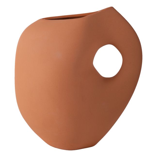 Jarrón  Aura 1 de cerámica Albaricoque