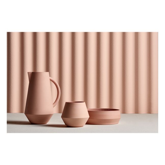 Unisson ceramic carafe Pale pink