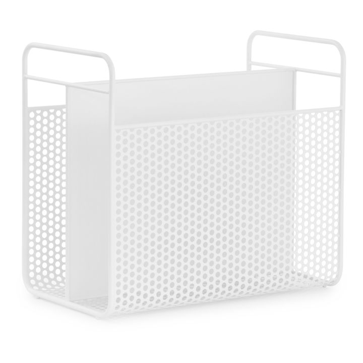 Normann Copenhagen Metal Magazine Rack White Smallable