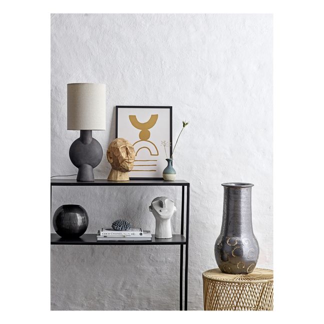 Lampada da tavolo in ceramica  | Nero