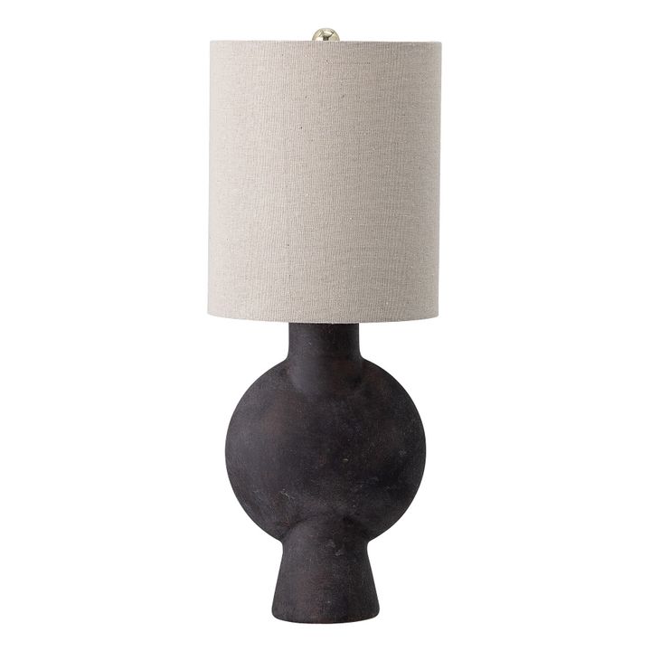 Lampe aus Keramik | Schwarz- Produktbild Nr. 0