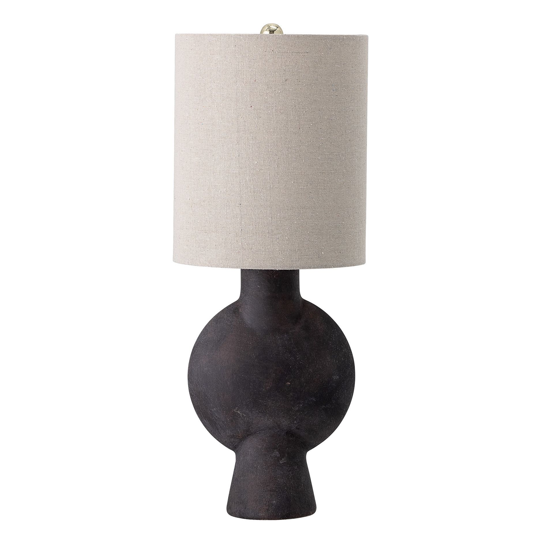 Ceramic table lamp Black- Product image n°0