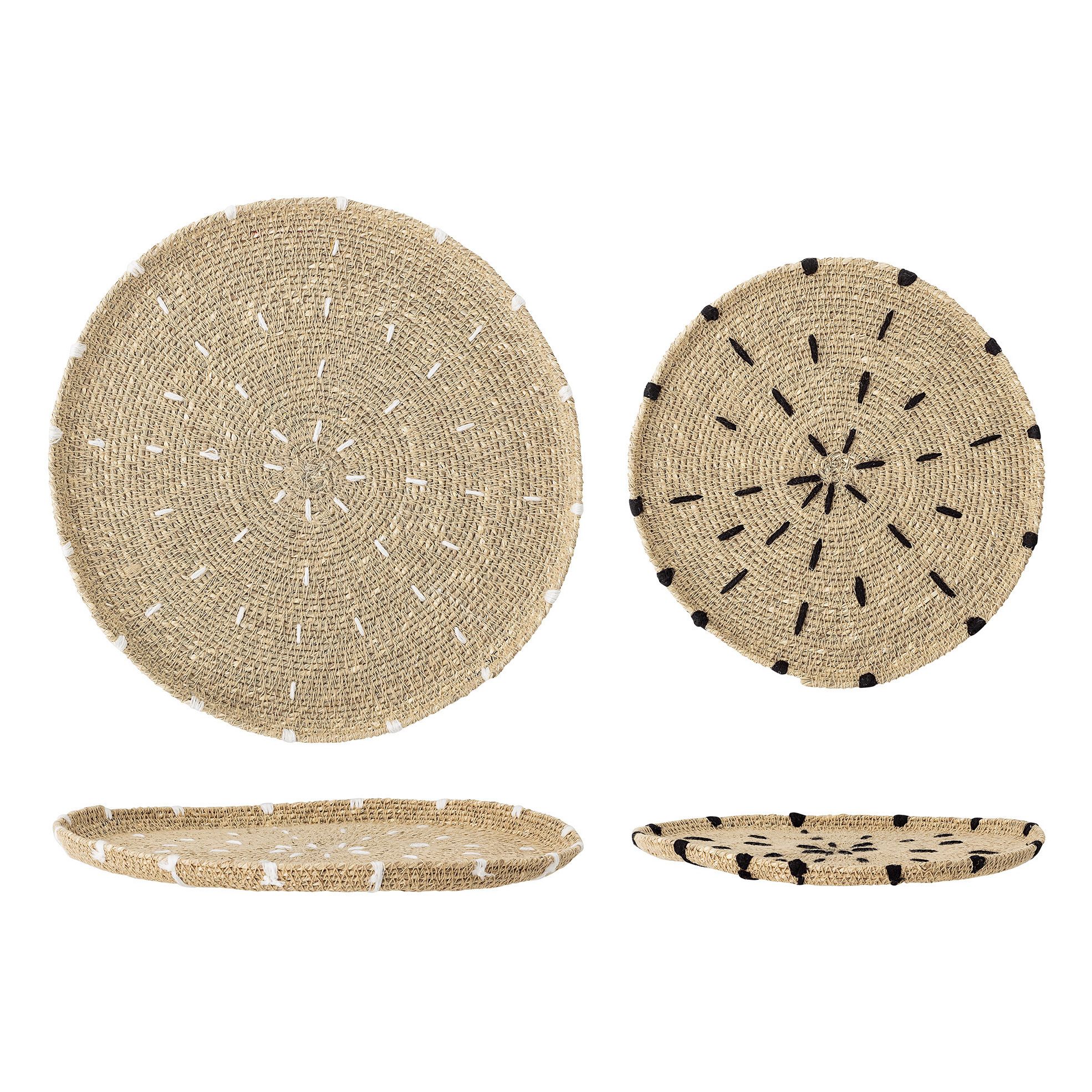 Seagrass placemat Set of 2 Natural Bloomingville Design Adult