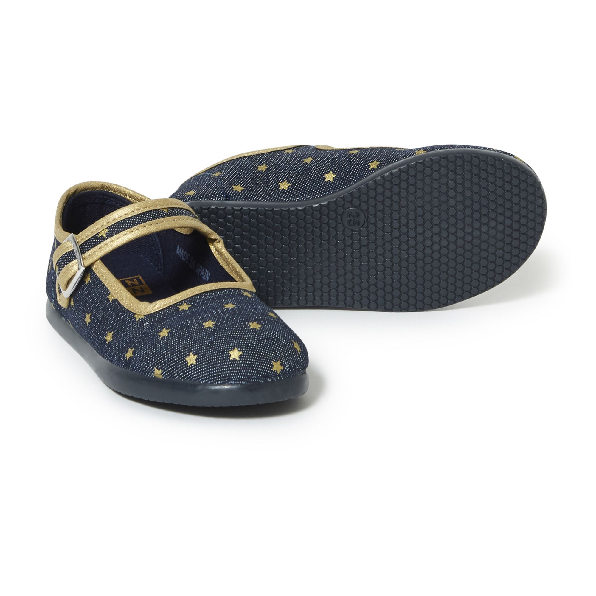 denim mary janes