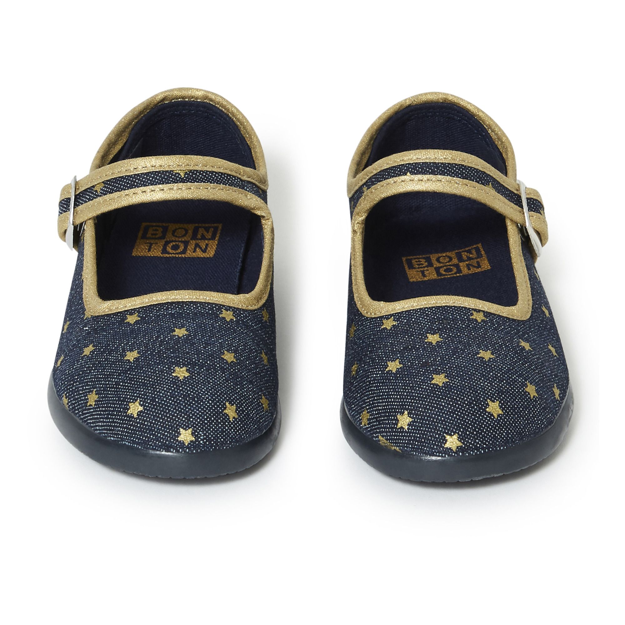 denim mary janes